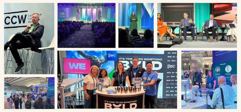 A collage of photos from the 2025 CCW Las Vegas