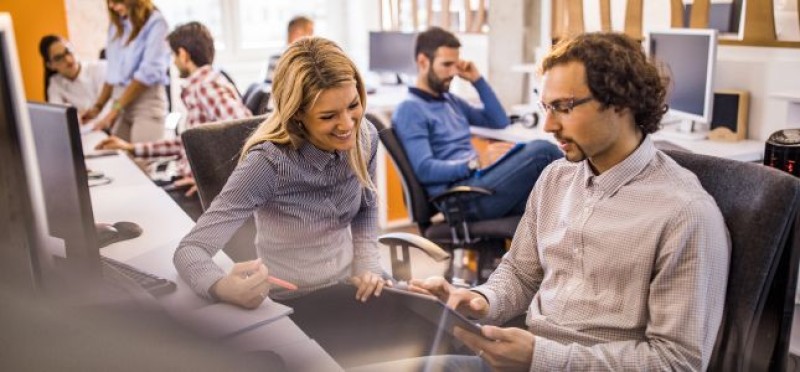 People at the office