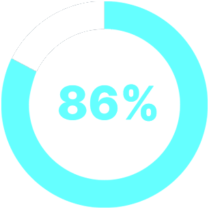 86 percent