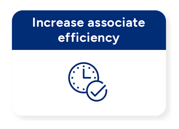 associate efficiency icon