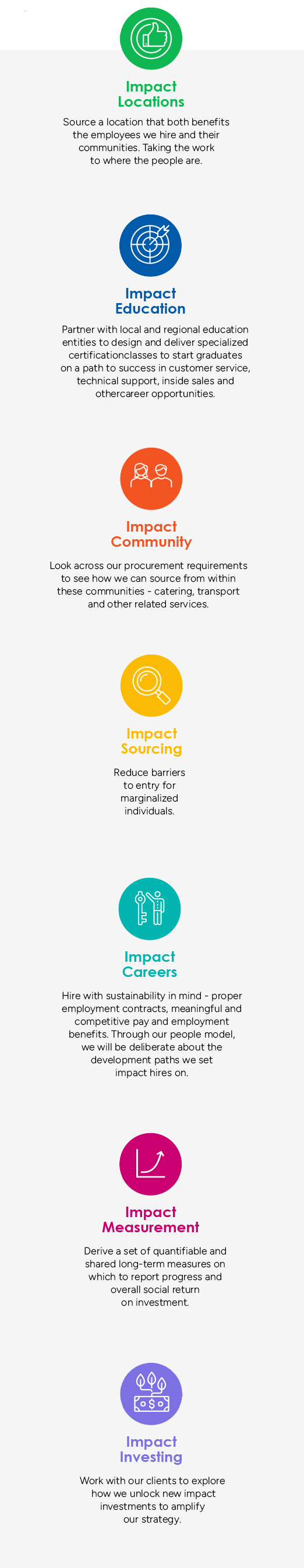 A holistic impact approach for TTEC and our Clients