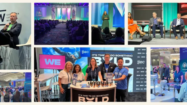 A collage of photos from the 2025 CCW Las Vegas