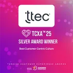 Silver award from the 2025 Türkiye Customer Experience Awards for Best Customer Centric Culture