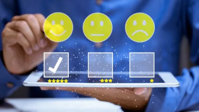 A customer satisfaction survey