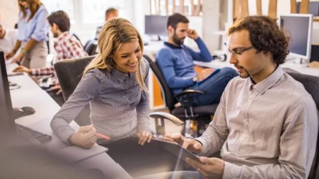 People at the office