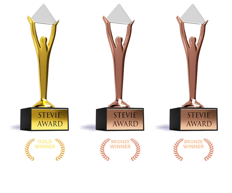 2025 Stevie award statues