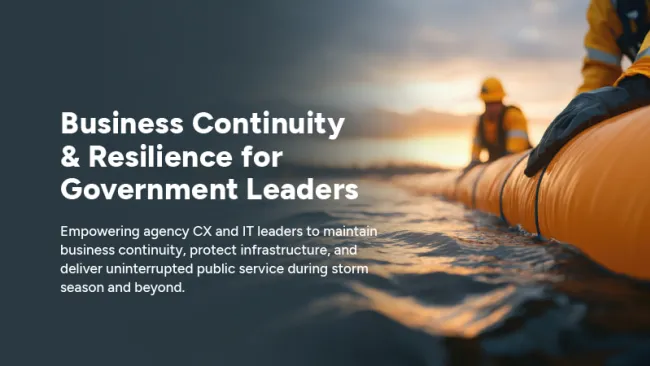 Business Continuity & Resilience for Government Leaders