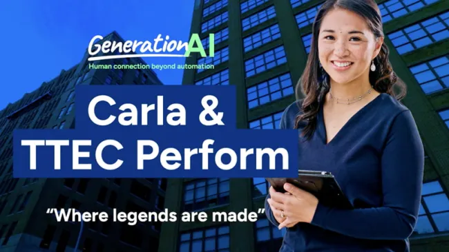 Generation AI: Carla & TTEC Perform