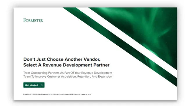 Don't just choose another vendor 